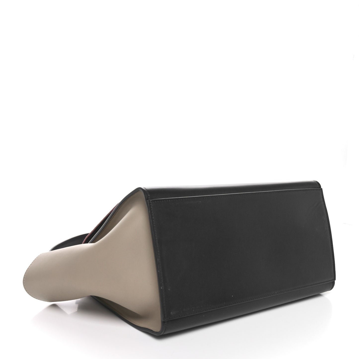 Snakeskin Calfskin Medium Trapeze Red Black