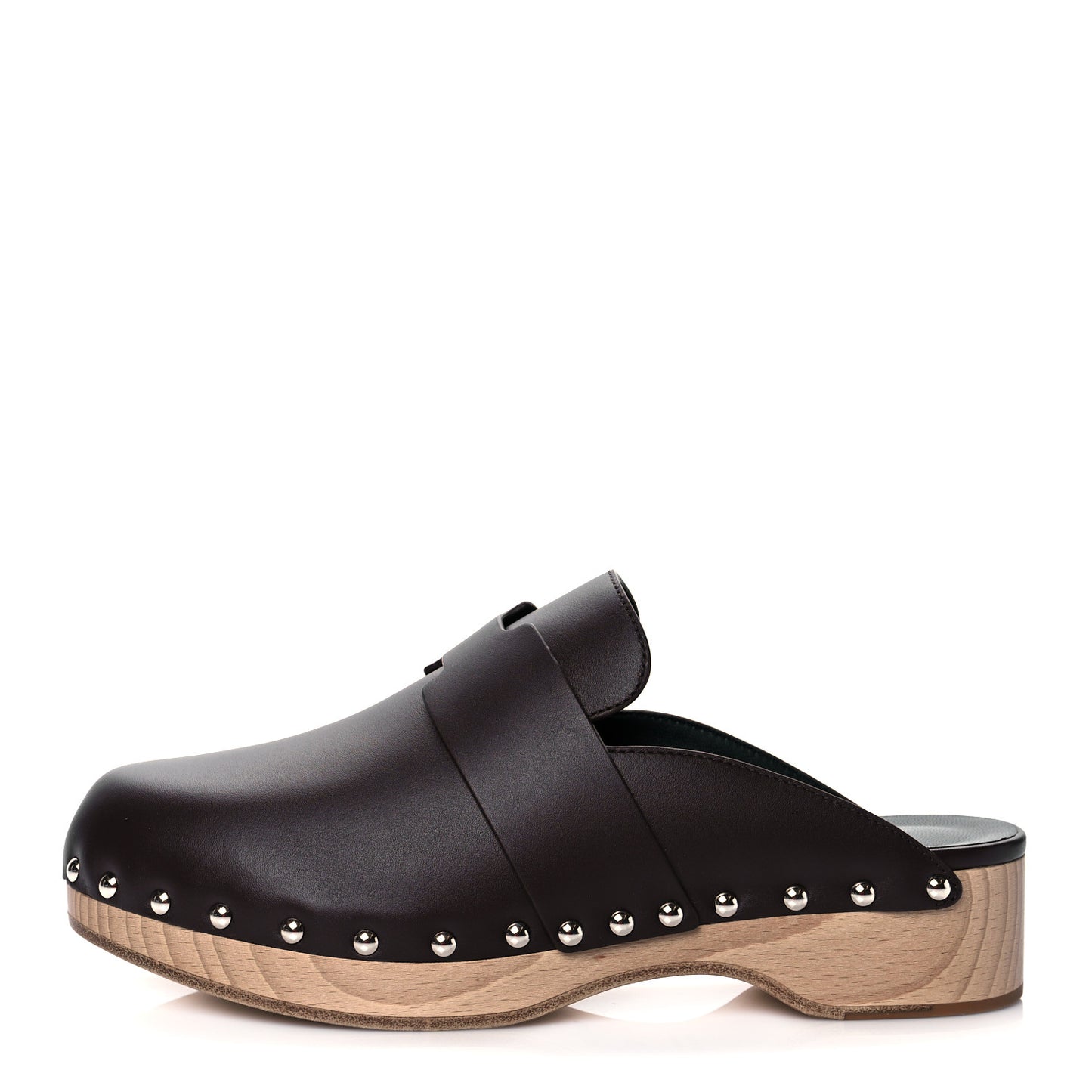 Calfskin Calya Mules 38 Cafe