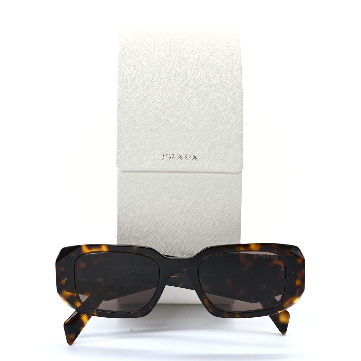 Prada Acetate Symbole Sunglasses SPR 17W Havana 8 of 8