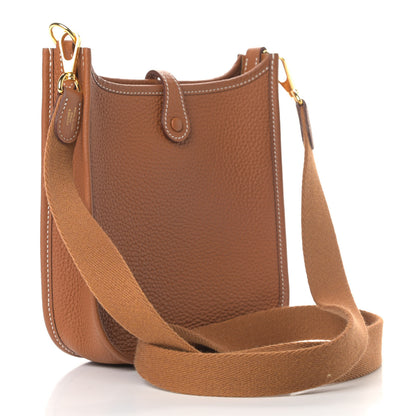 Hermes Taurillon Clemence Evelyne TPM Gold 2 of 4