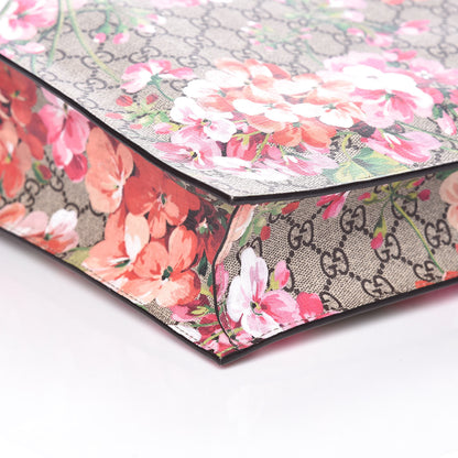 Gucci Soft GG Supreme Monogram Blooms Vertical Tote Beige Multicolor Dry Rose 8 of 9