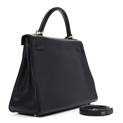 Hermes Togo Kelly Retourne 32 Raisin Prunoir 2 of 9