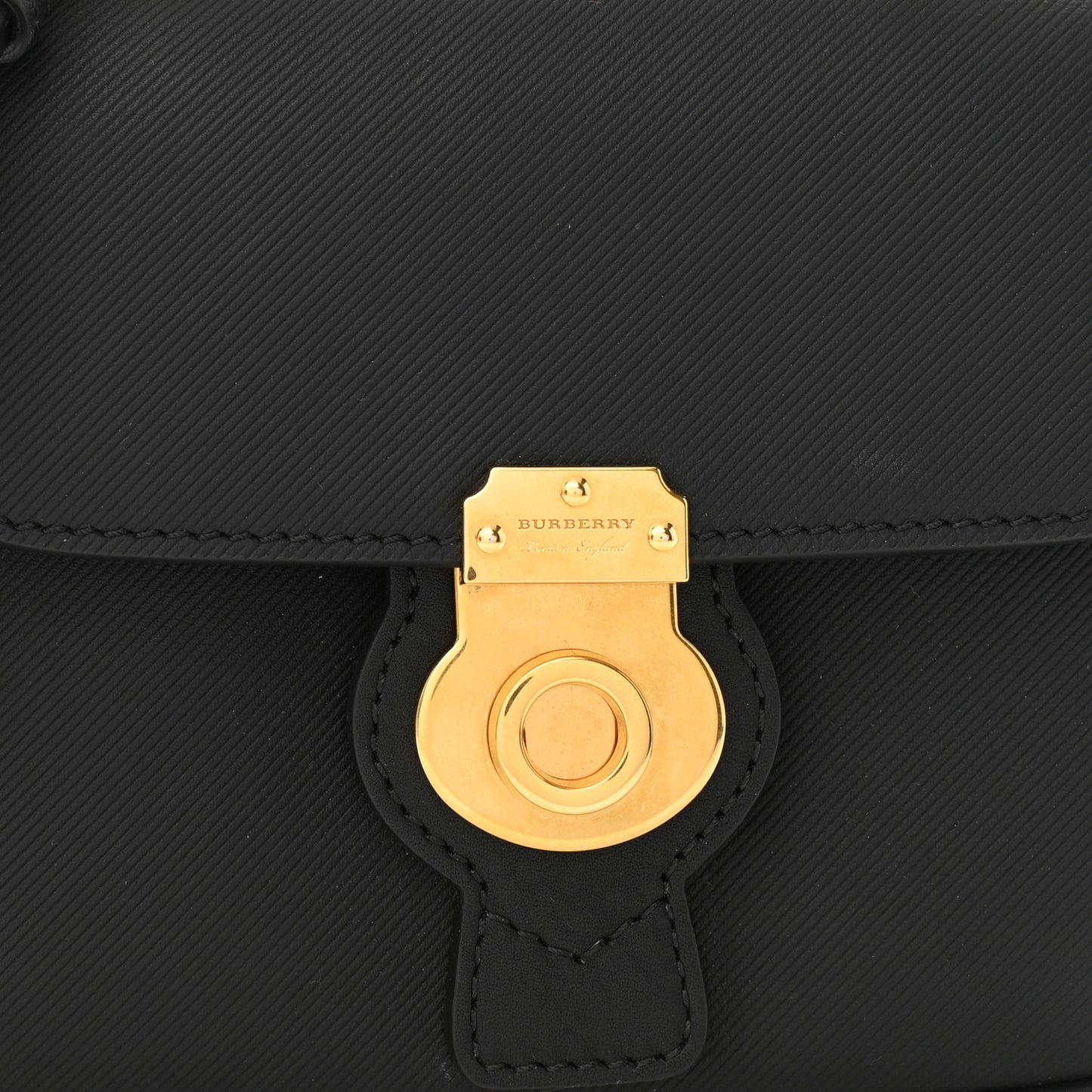 Trench Calfskin Mini DK88 Top Handle Bag Black