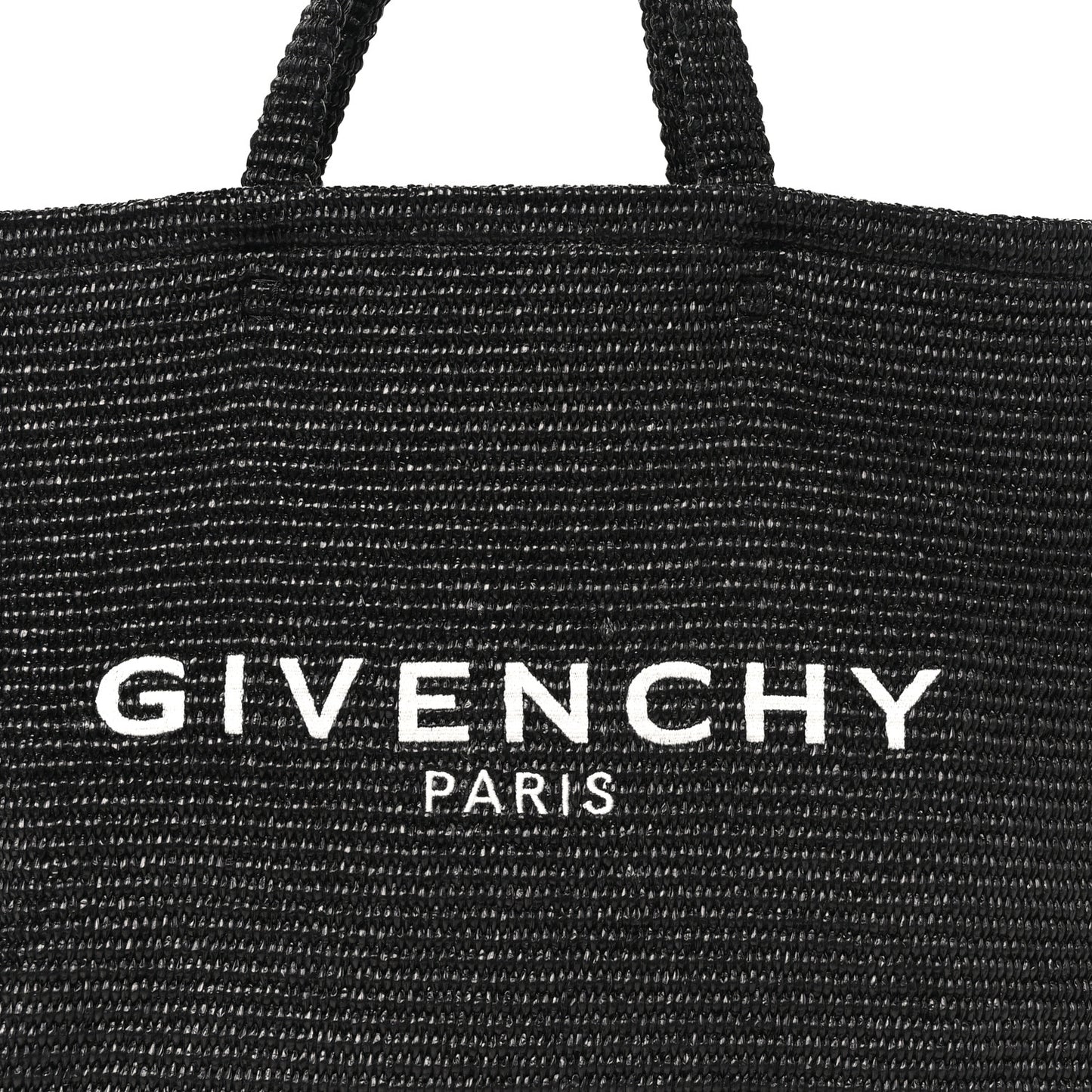 Raffia Medium G Tote Black