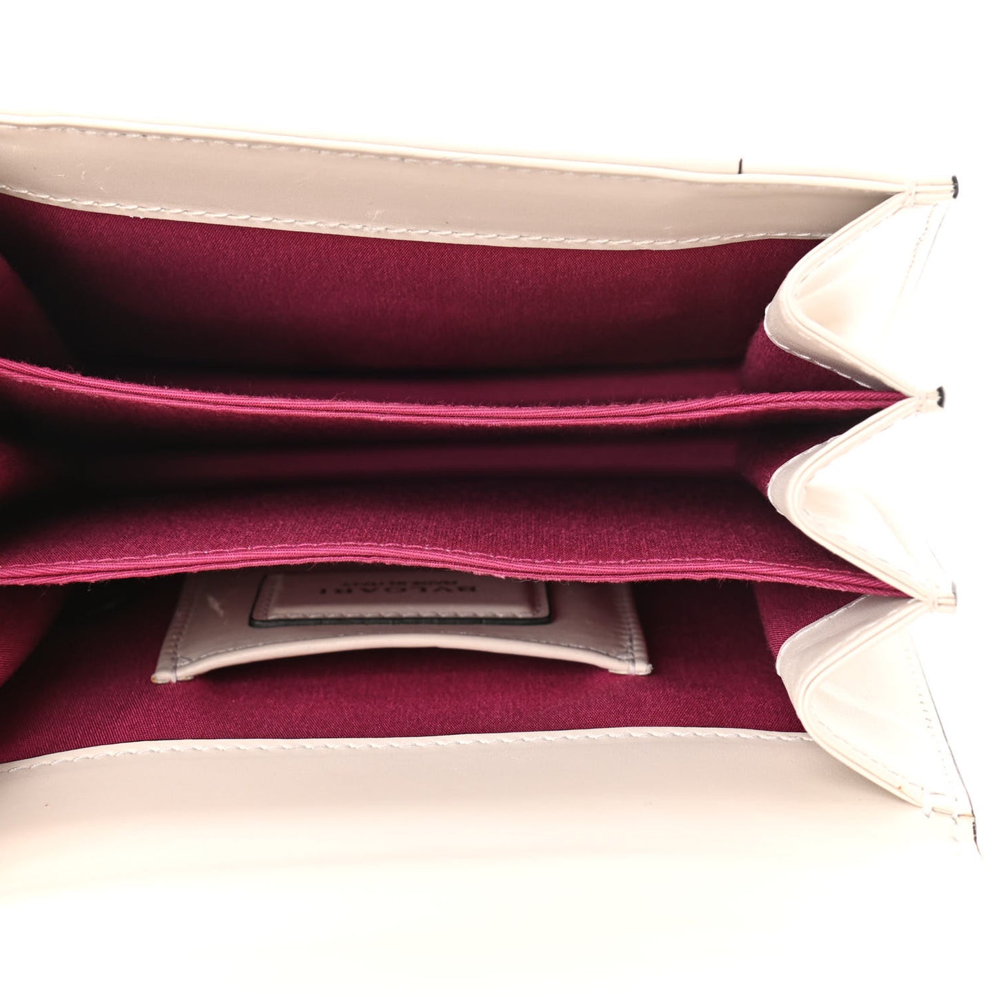 Calfskin Serpenti Forever Top Handle White