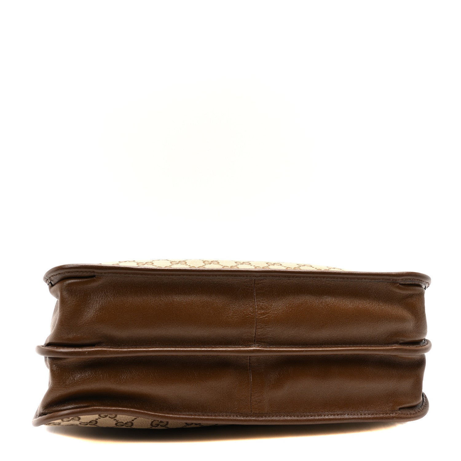 Gucci Monogram Calfskin Medium Horsebit 1955 Tote Bag Beige Brown Sugar 4 of 10