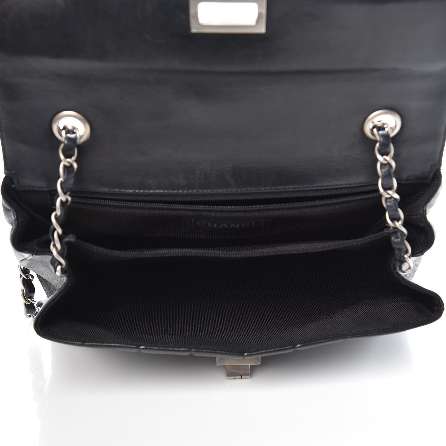Chanel Lambskin Reissue Chocolate Bar Flap Black 5 of 13