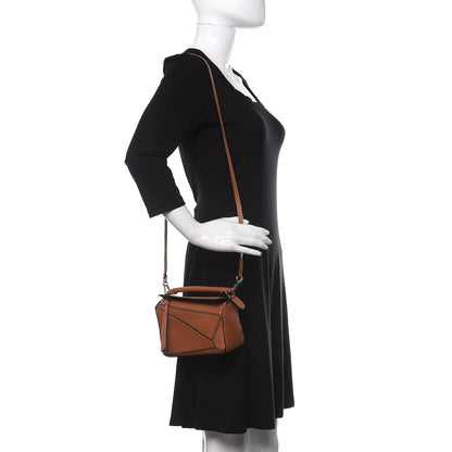 Loewe Calfskin Mini Puzzle Bag Tan 2 of 10