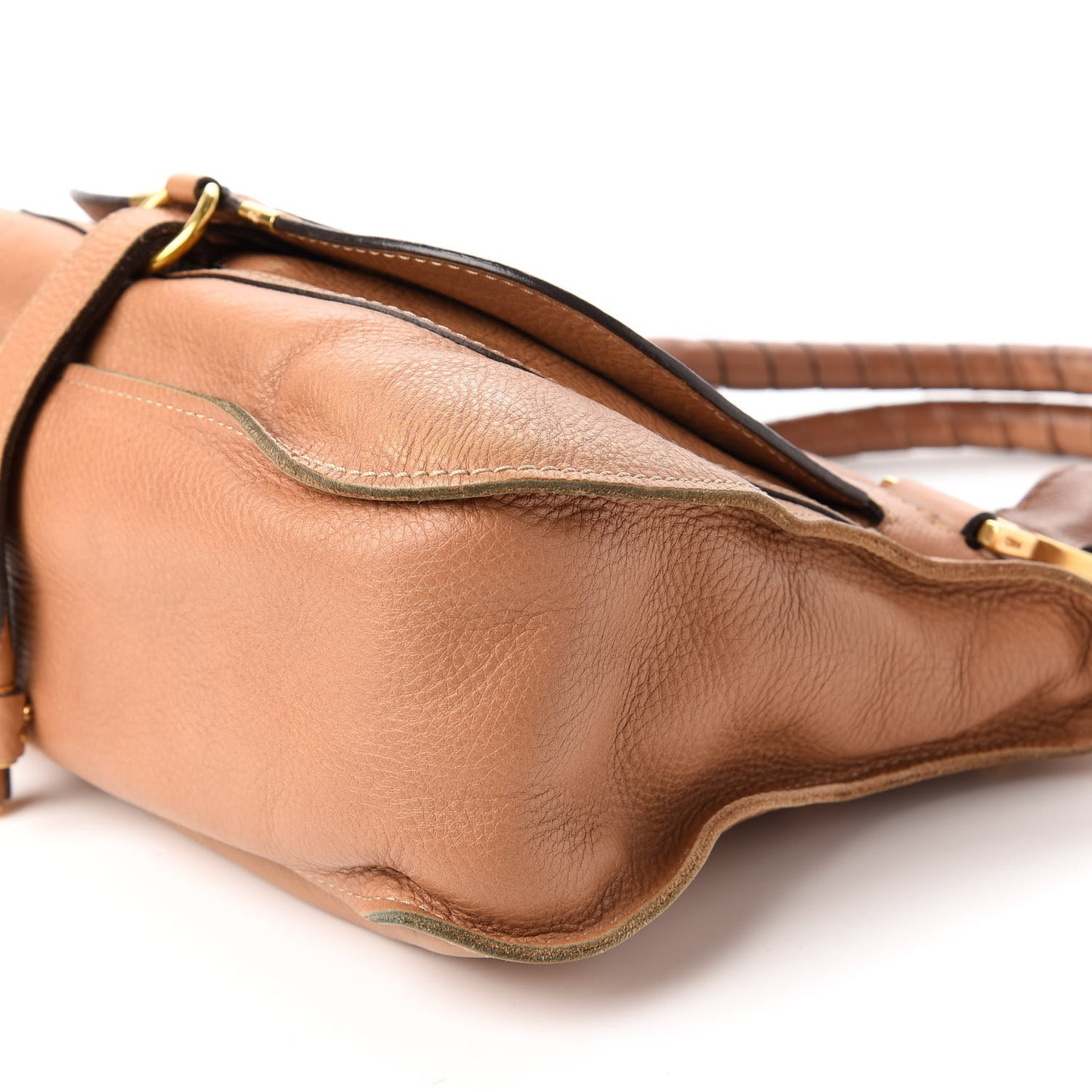 Calfskin Medium Marcie Satchel Nut