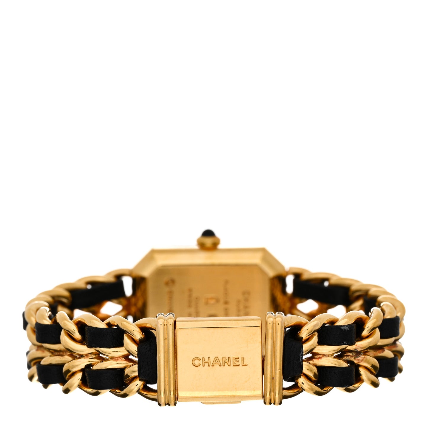 Stainless Steel Lambskin 20mm Chain Premiere Quartz Watch Gold M