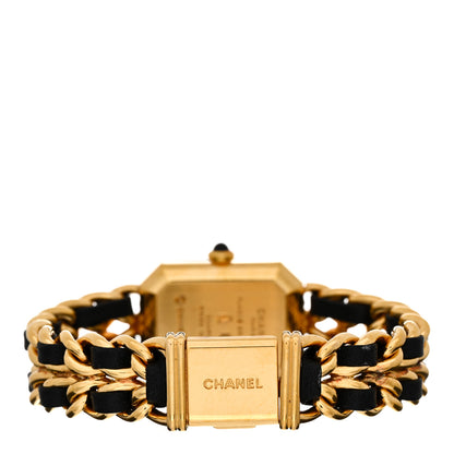 Chanel Stainless Steel Lambskin 20mm Chain Premiere Quartz Watch Gold M 3 of 4