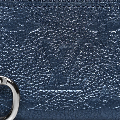 Louis Vuitton Metallic Empreinte Monogram Giant Key Pouch Navy Nacre 7 of 7