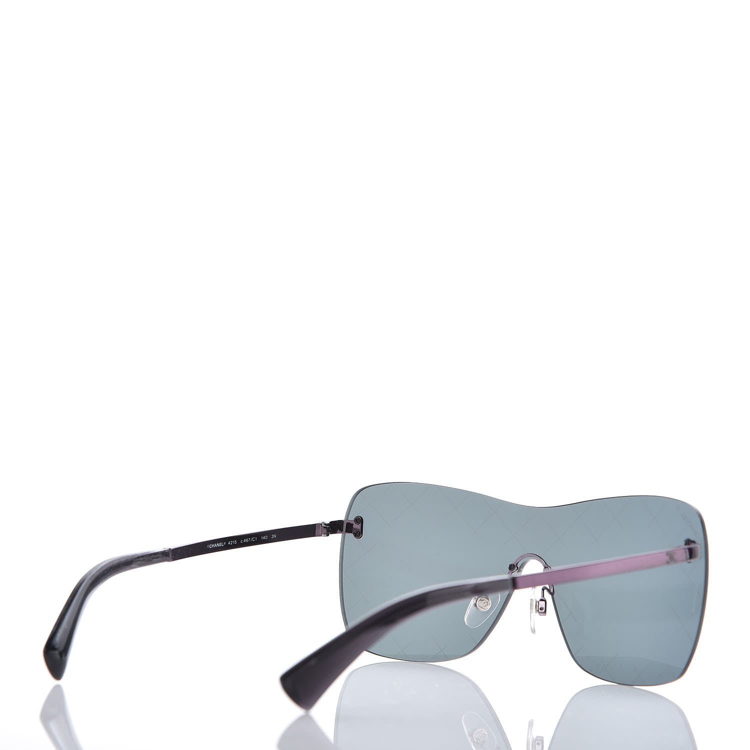 Chanel Shield Runway Sunglasses 4215 Burgundy 4 of 9