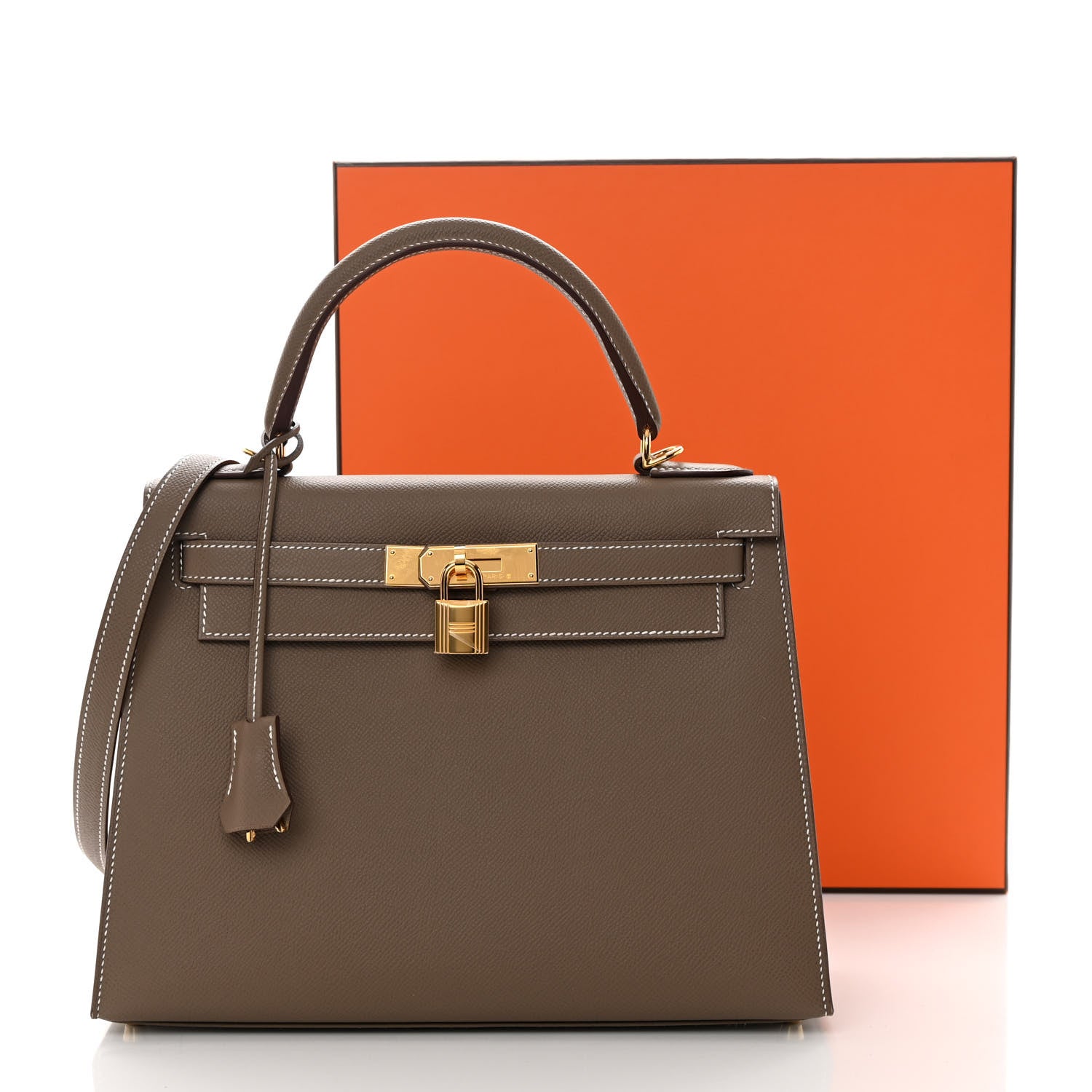 Hermes Epsom Kelly Sellier 28 Etoupe 13 of 13