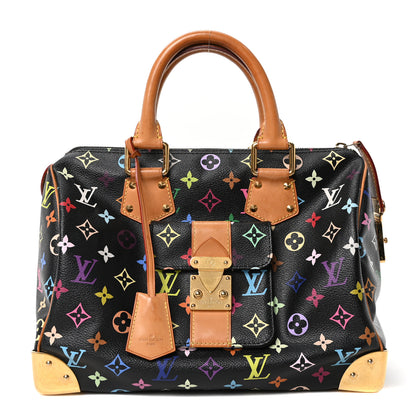 Louis Vuitton Monogram Multicolor Speedy 30 Black 1 of 9