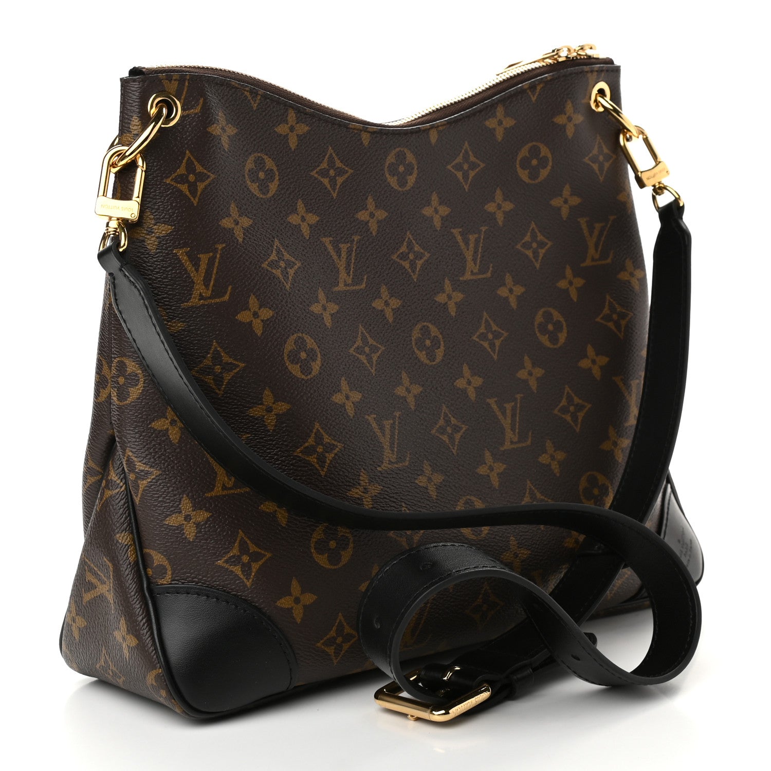 Louis Vuitton Monogram Odeon MM Black 3 of 8