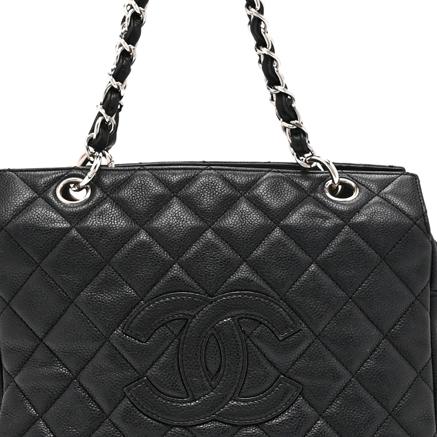 Chanel Caviar Quilted Petit Timeless Tote PTT Black 9 of 11