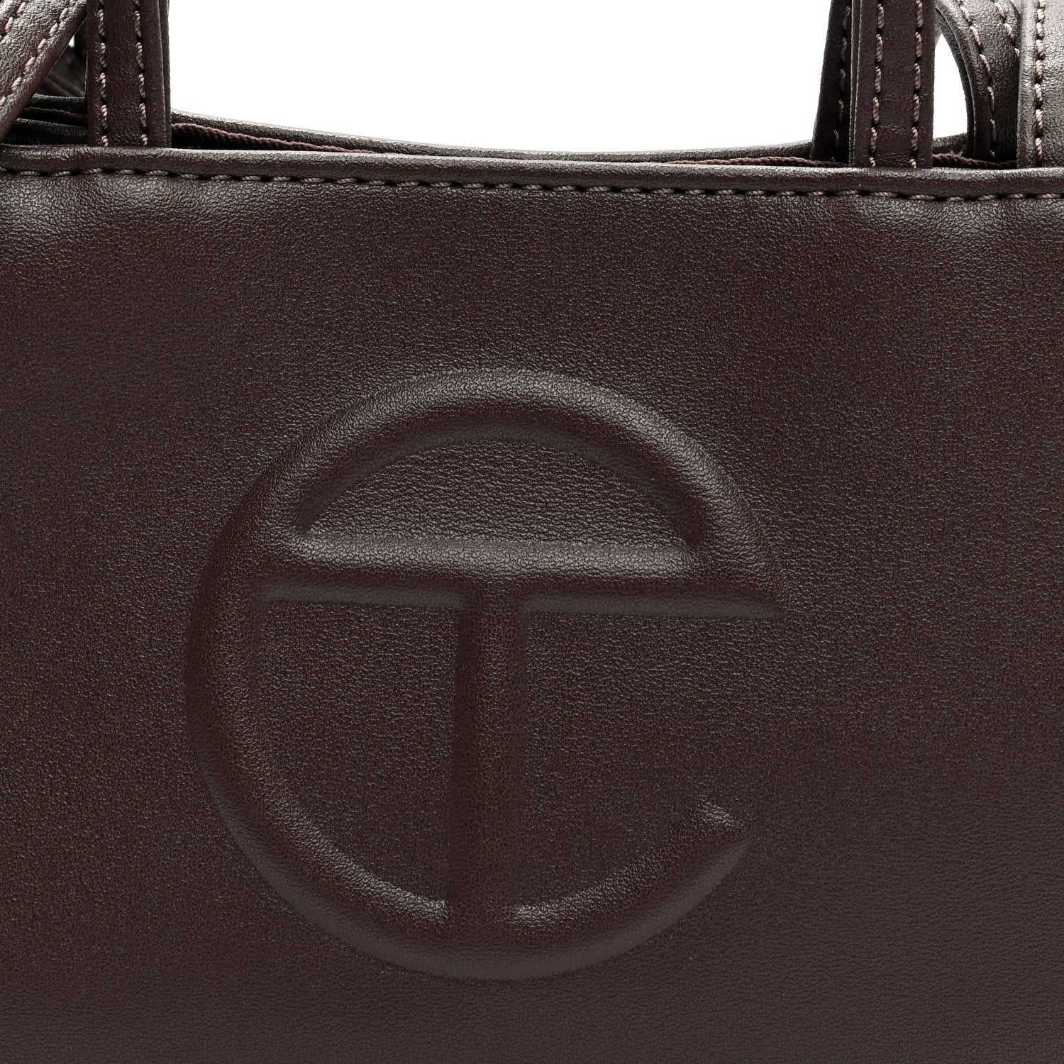 Telfar Vegan Leather Small Shopping Bag Chocolate 8 of 10