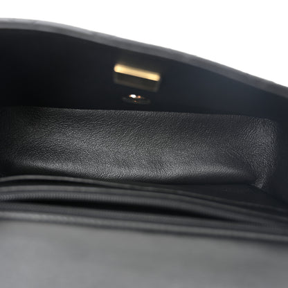 Chanel Lambskin Quilted Mini Top Handle Rectangular Flap Black 4 of 11