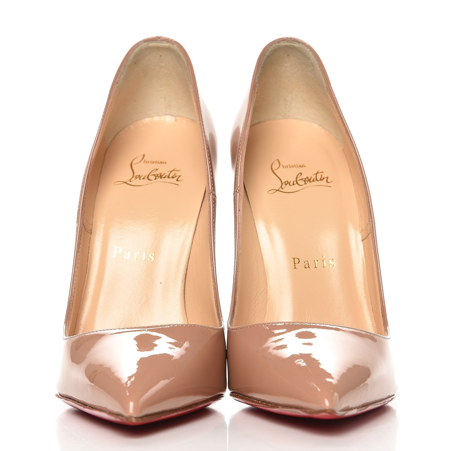 Christian Louboutin Patent So Kate 120 Pumps 36 Nude 3 of 11