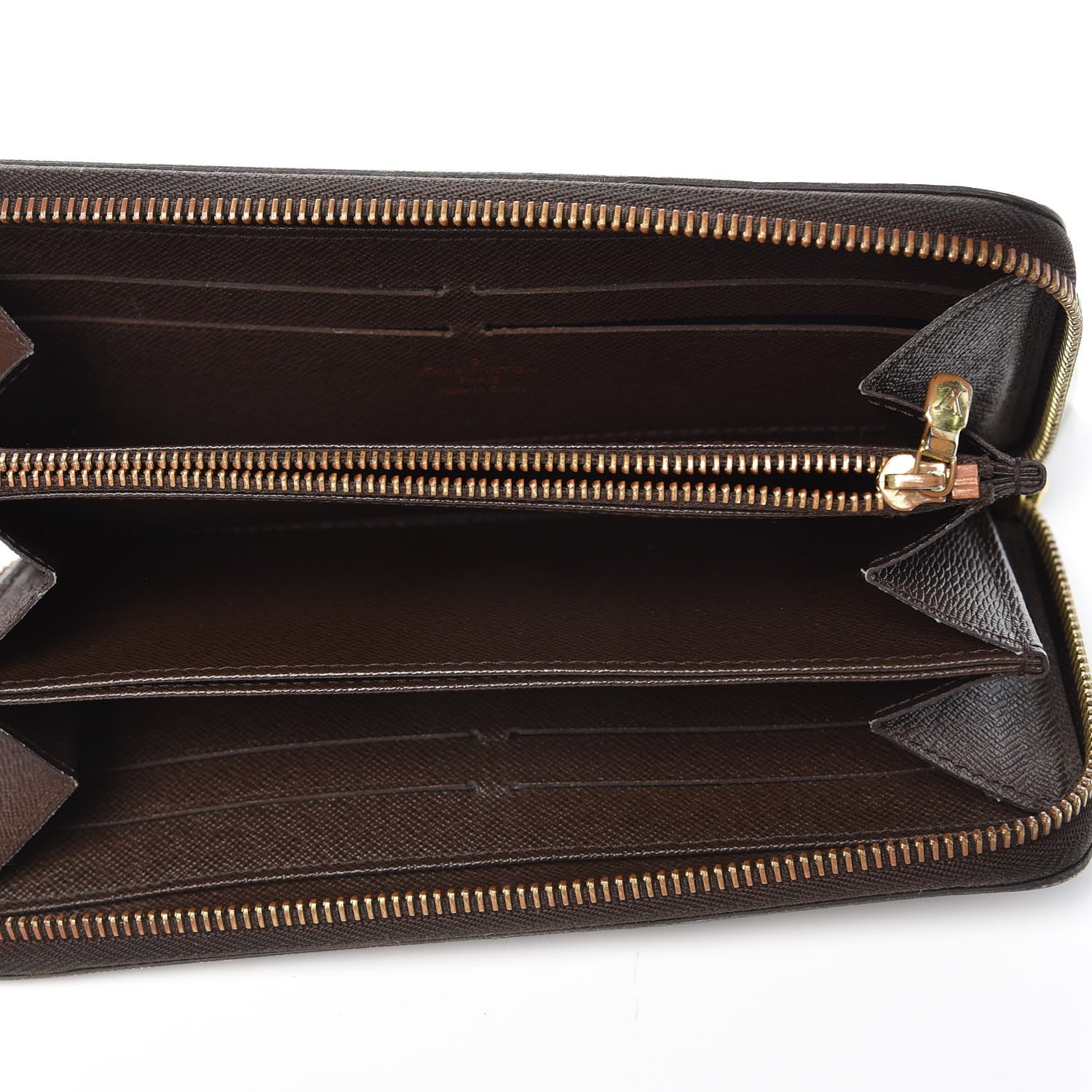Louis Vuitton Damier Ebene Zippy Wallet 5 of 11