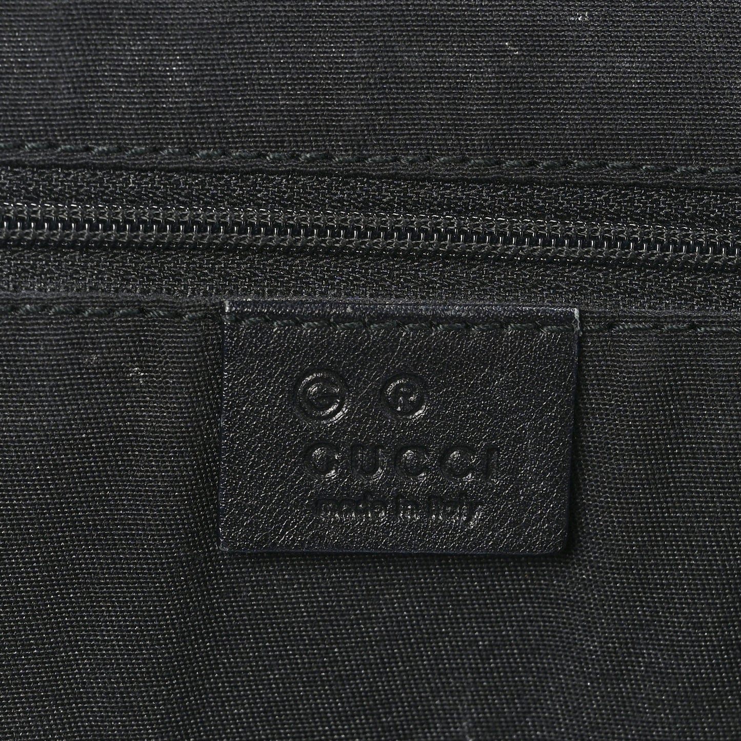 Metallic Monogram XL Shopper Tote Black