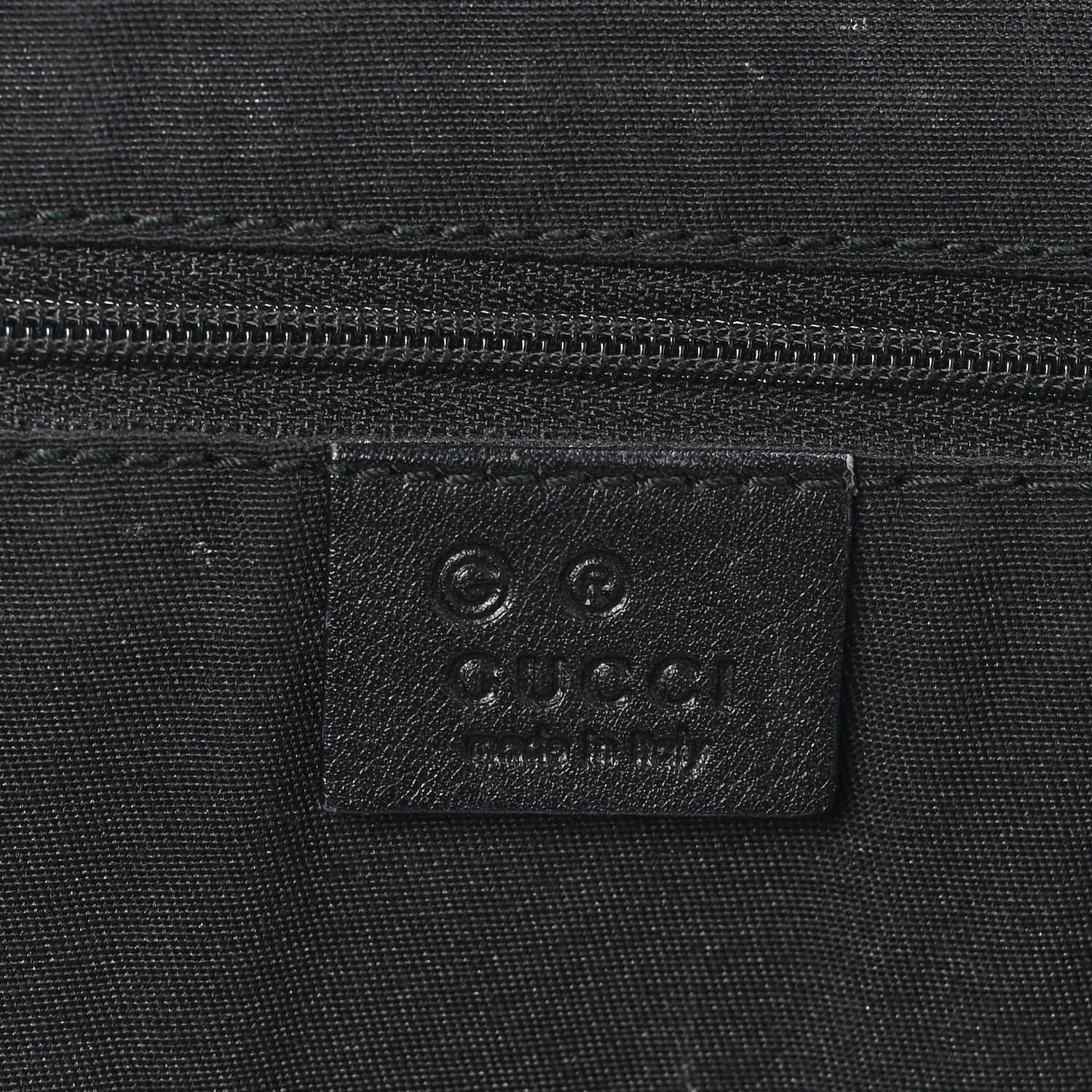 Gucci Metallic Monogram XL Shopper Tote Black 6 of 16