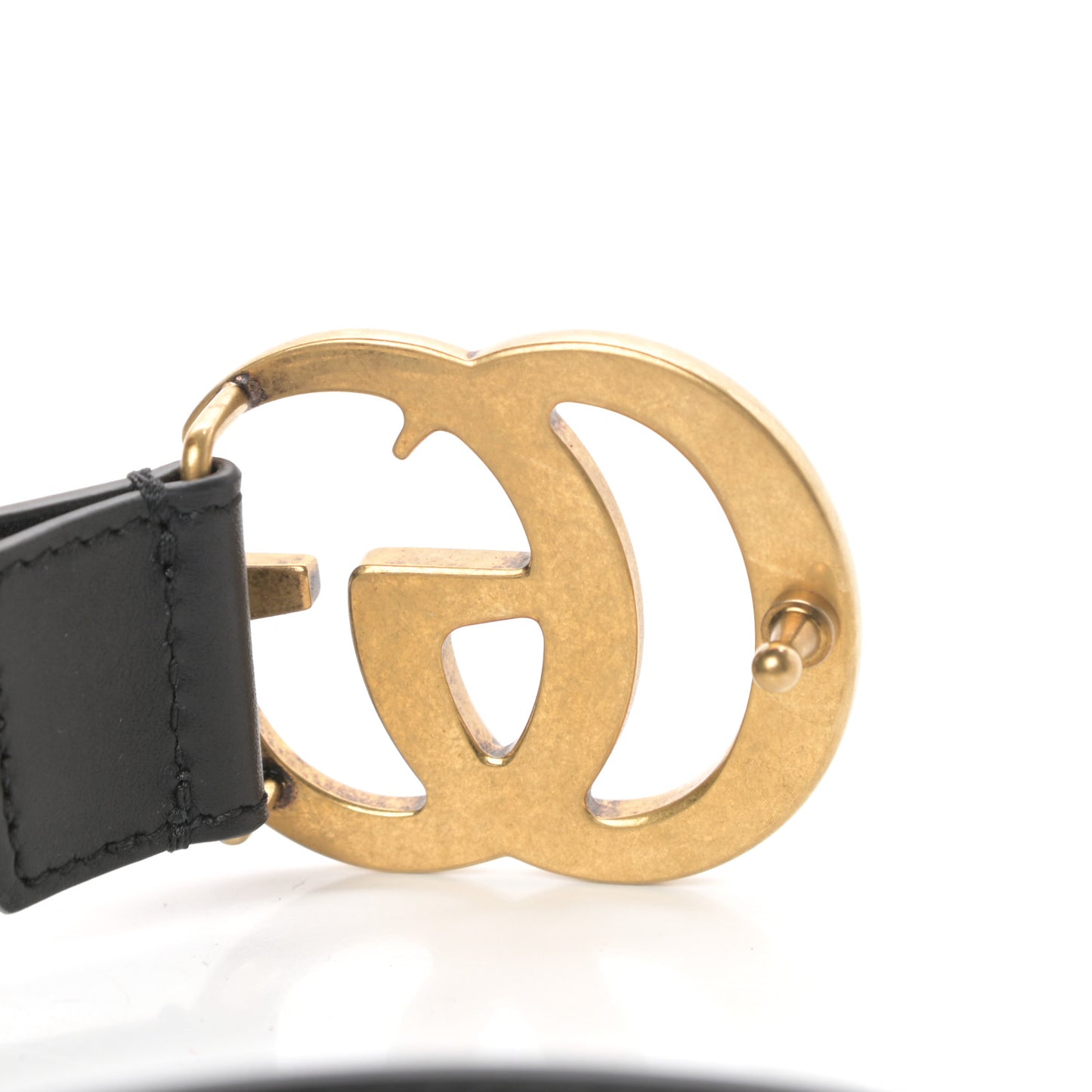 Calfskin Double G 30mm Belt 80 32 Black