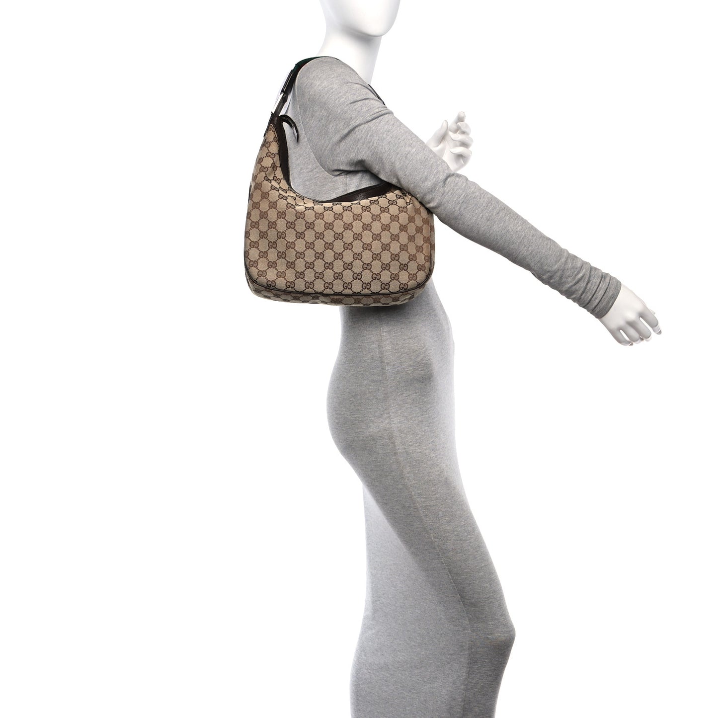 Monogram Medium Pop Hobo Dark Brown