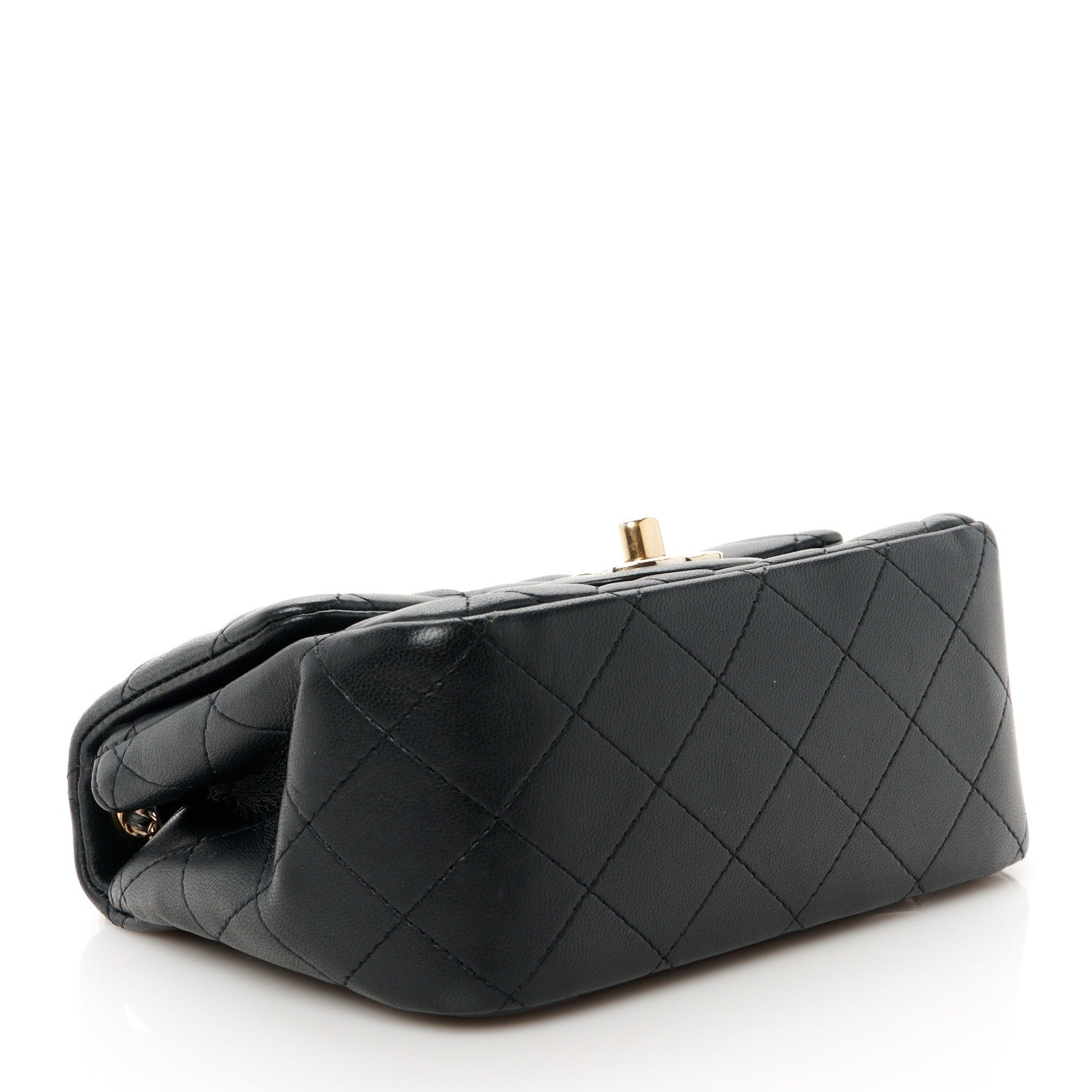 Chanel Lambskin Quilted Mini Square Flap Black 4 of 11
