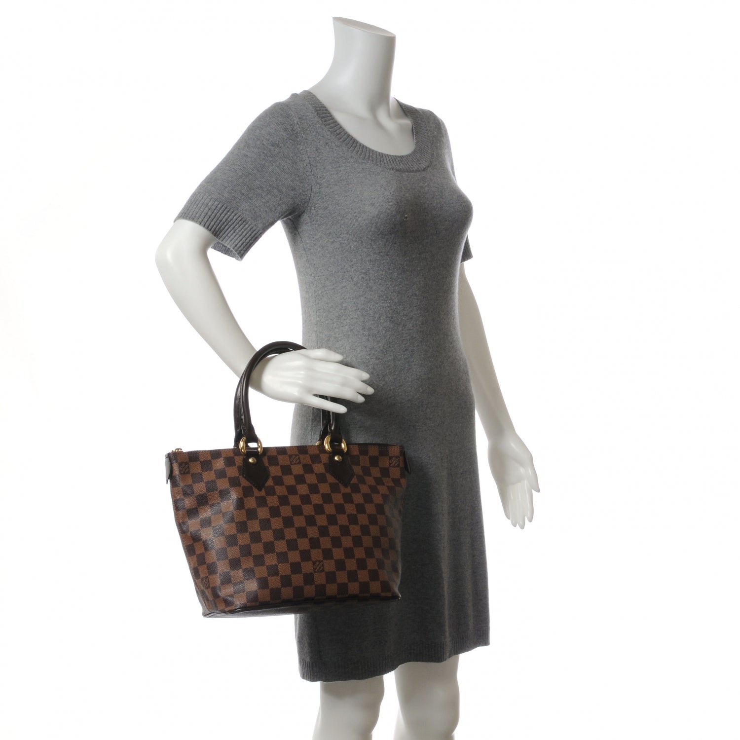 Louis Vuitton Damier Ebene Saleya PM 2 of 7