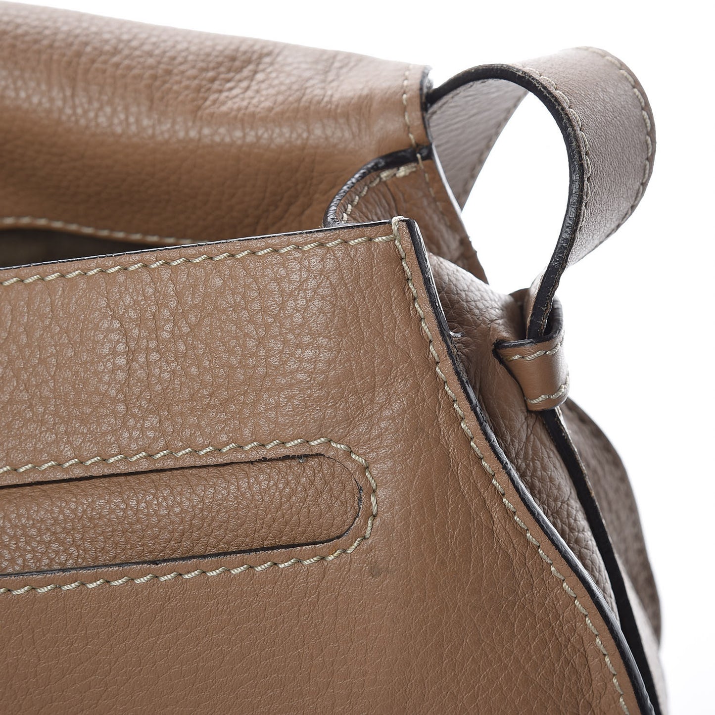 Calfskin Medium Marcie Round Crossbody Bag Nut