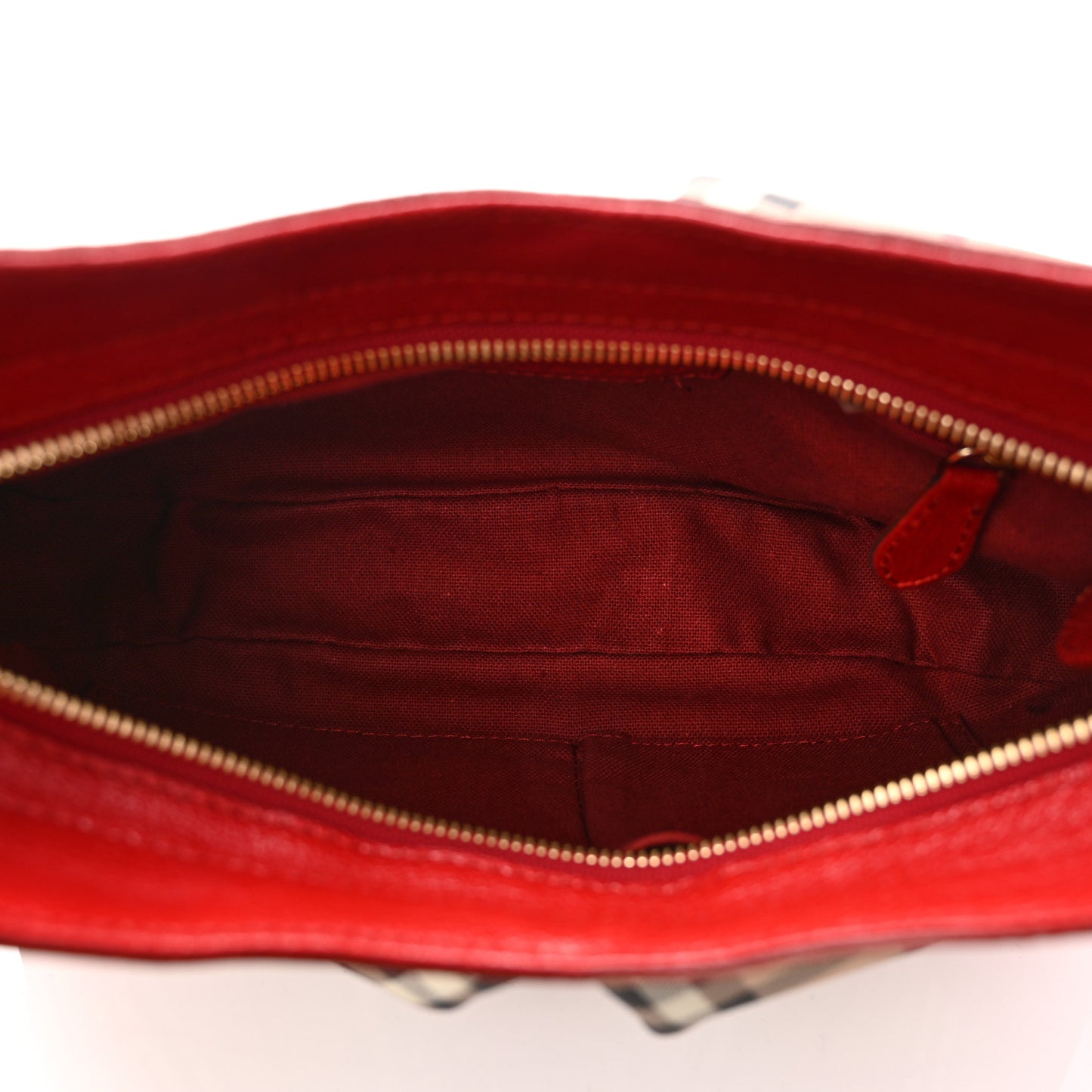 Haymarket Check Small Hernville Hobo Red