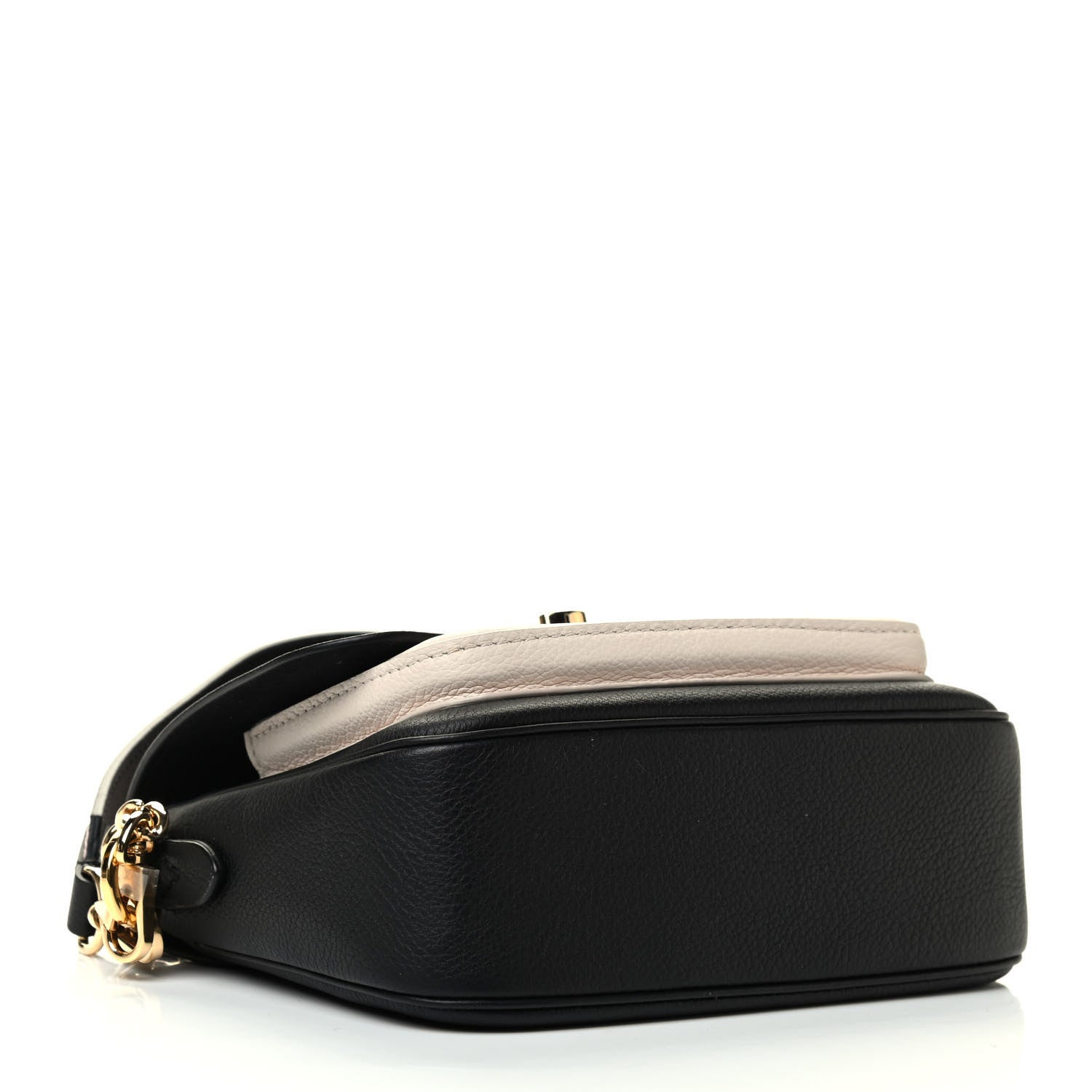 Louis Vuitton Grained Calfskin Lockme Tender Black 3 of 7