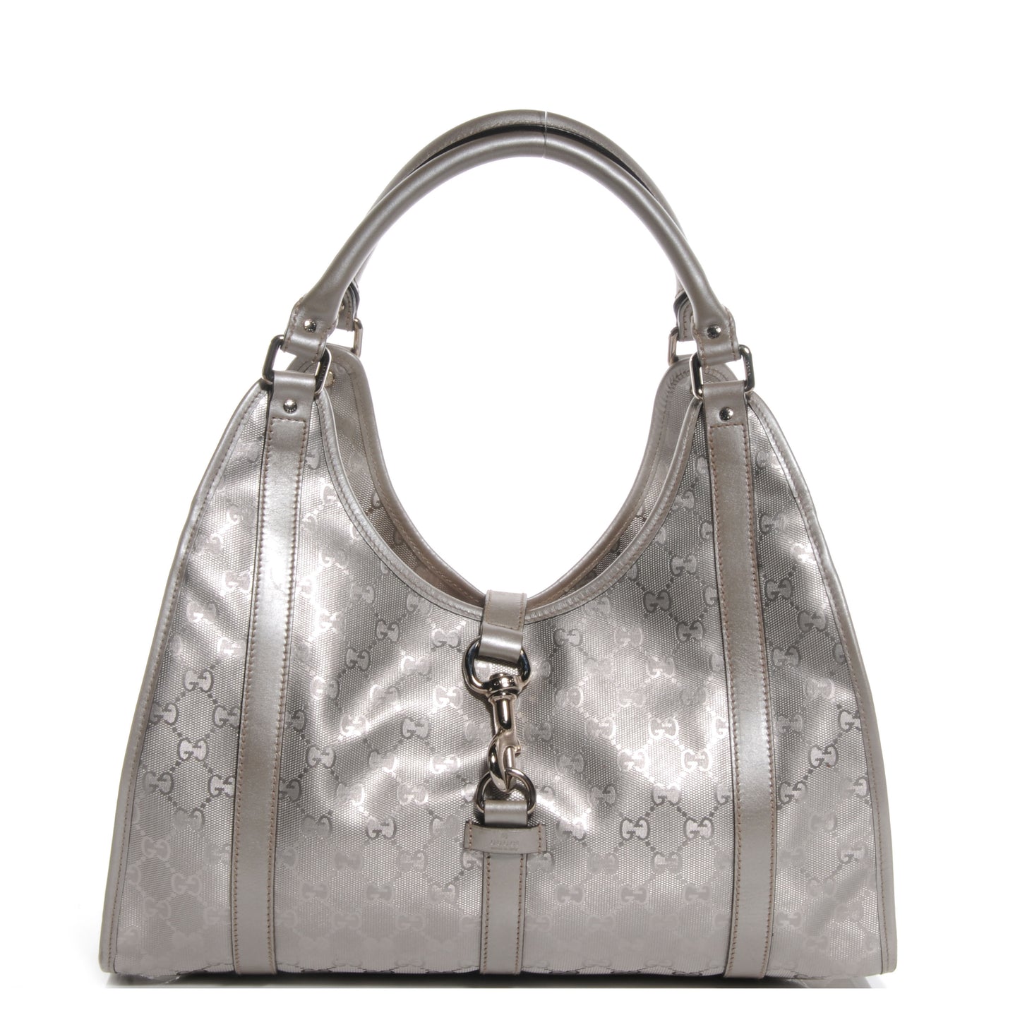 Imprime Monogram Medium Joy Shoulder Bag Silver