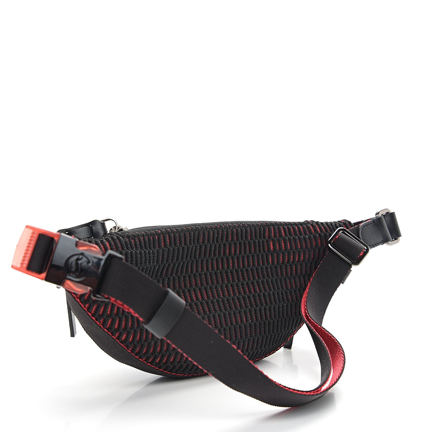Christian Louboutin Calfskin Paris NYC Belt Bag Black 2 of 9