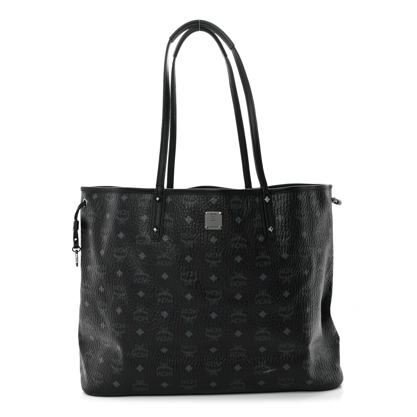 Visetos Large Reversible Shopper Tote Black