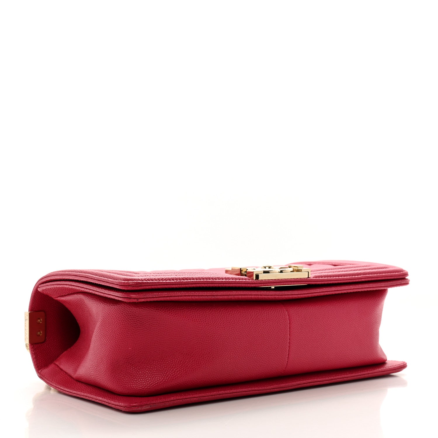 Chanel Caviar Quilted Medium Boy Flap Fuchsia 3 of 10