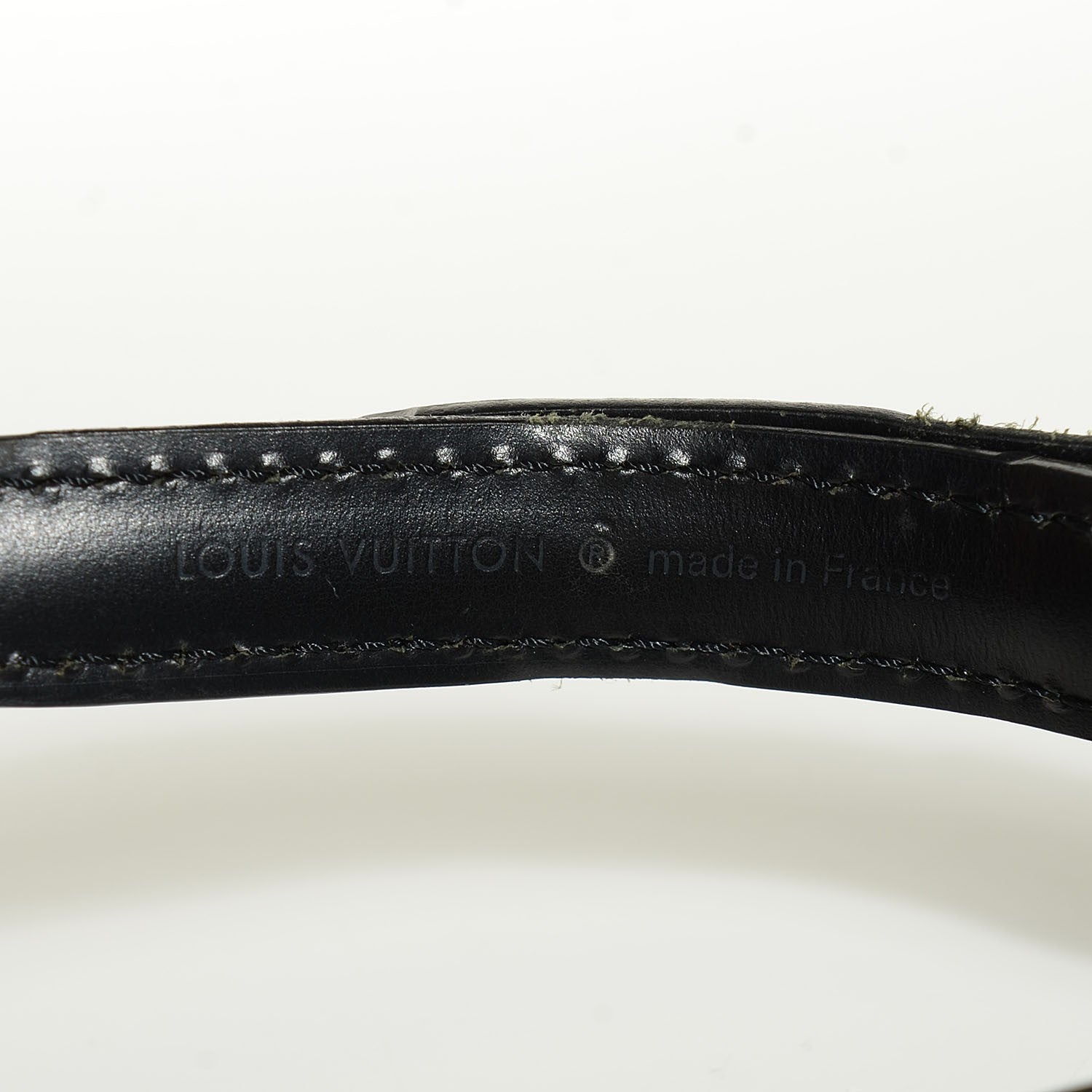 Louis Vuitton Calfskin Adjustable Strap Black 3 of 4