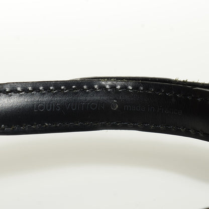 Louis Vuitton Calfskin Adjustable Strap Black 3 of 4