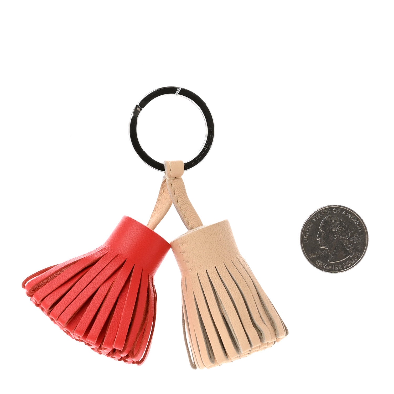 Hermes Lambskin Carmen Uno-Dos Key Holder 2 of 3