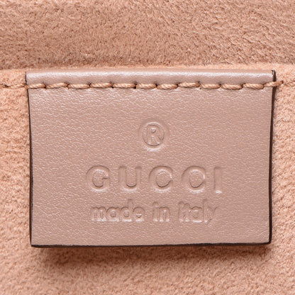 Gucci Calfskin Matelasse Small GG Marmont Chain Shoulder Bag Taupe 13 of 17