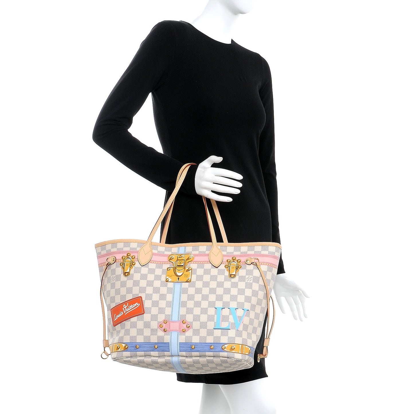 Damier Azur Summer Trunks Neo Neverfull MM