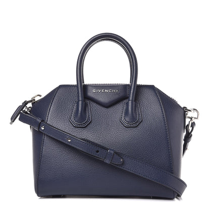 Givenchy Sugar Goatskin Mini Antigona Navy 1 of 7