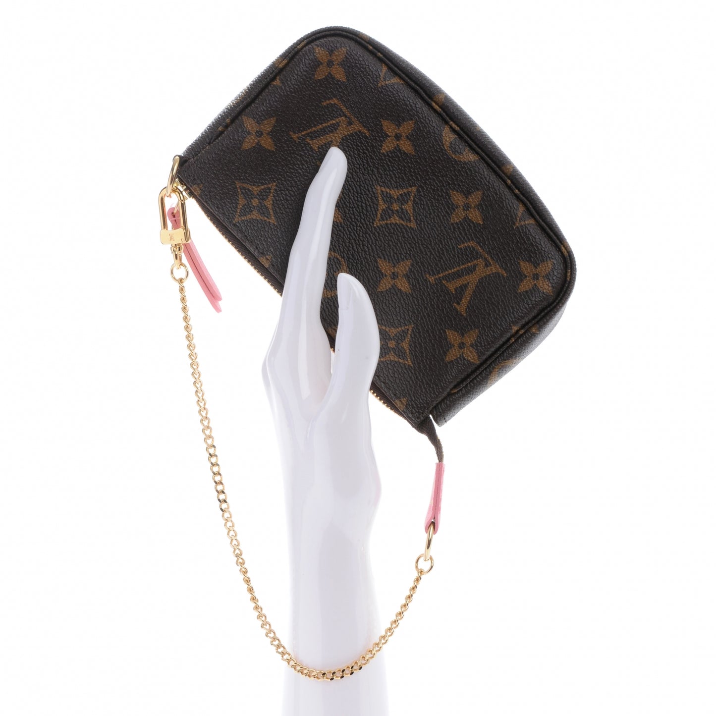 Monogram Illustre Mini Pochette Accessories Rose