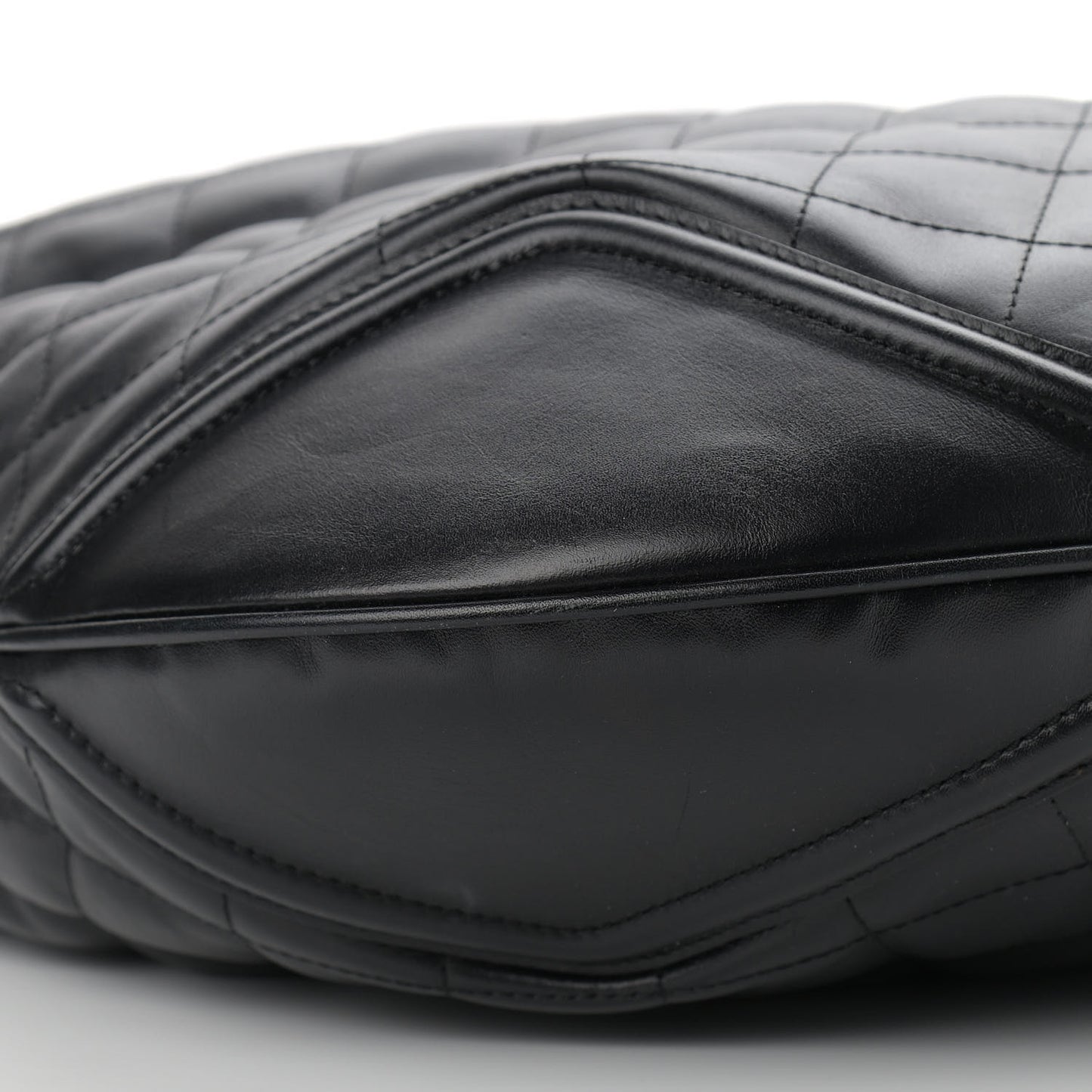Calfskin Quilted Hoxton Hobo Black