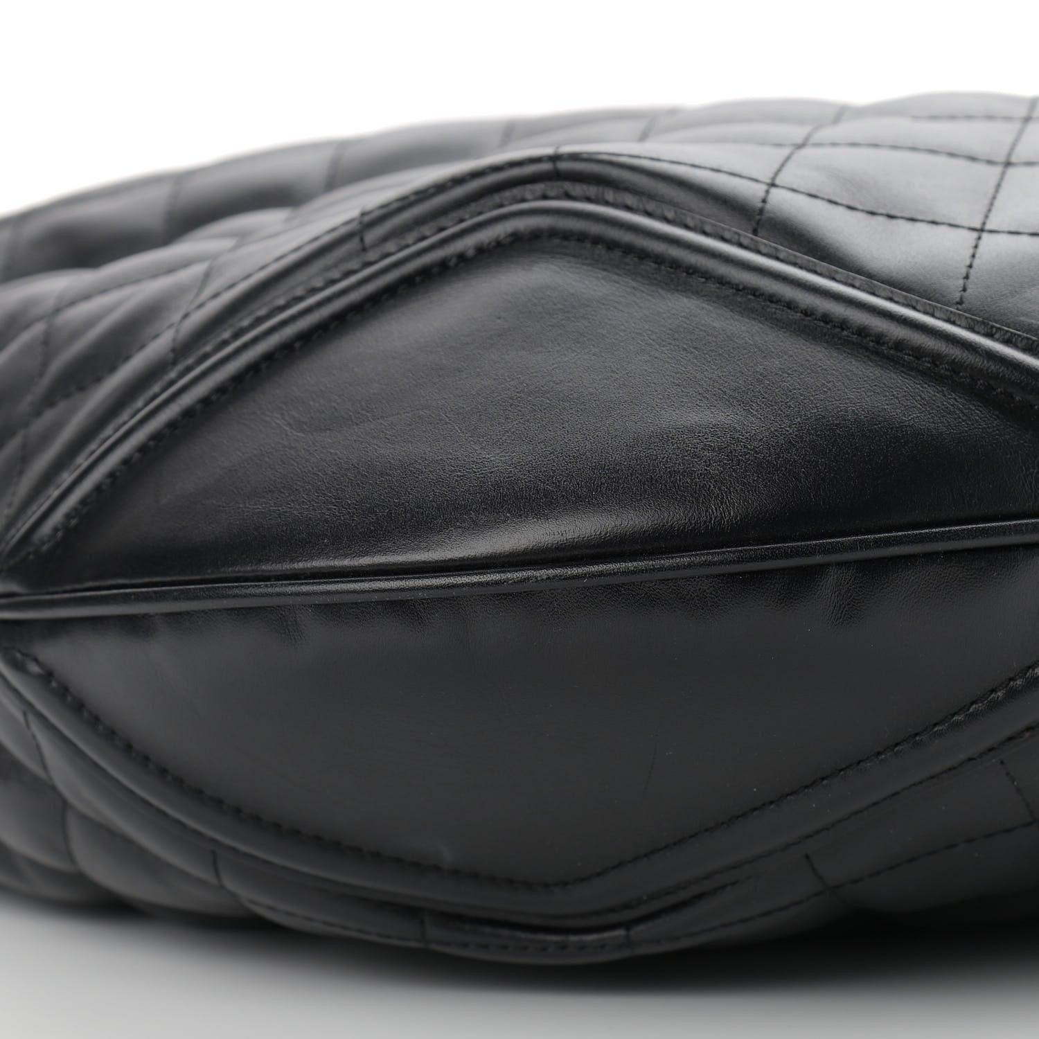 Burberry Calfskin Quilted Hoxton Hobo Black 5 of 14
