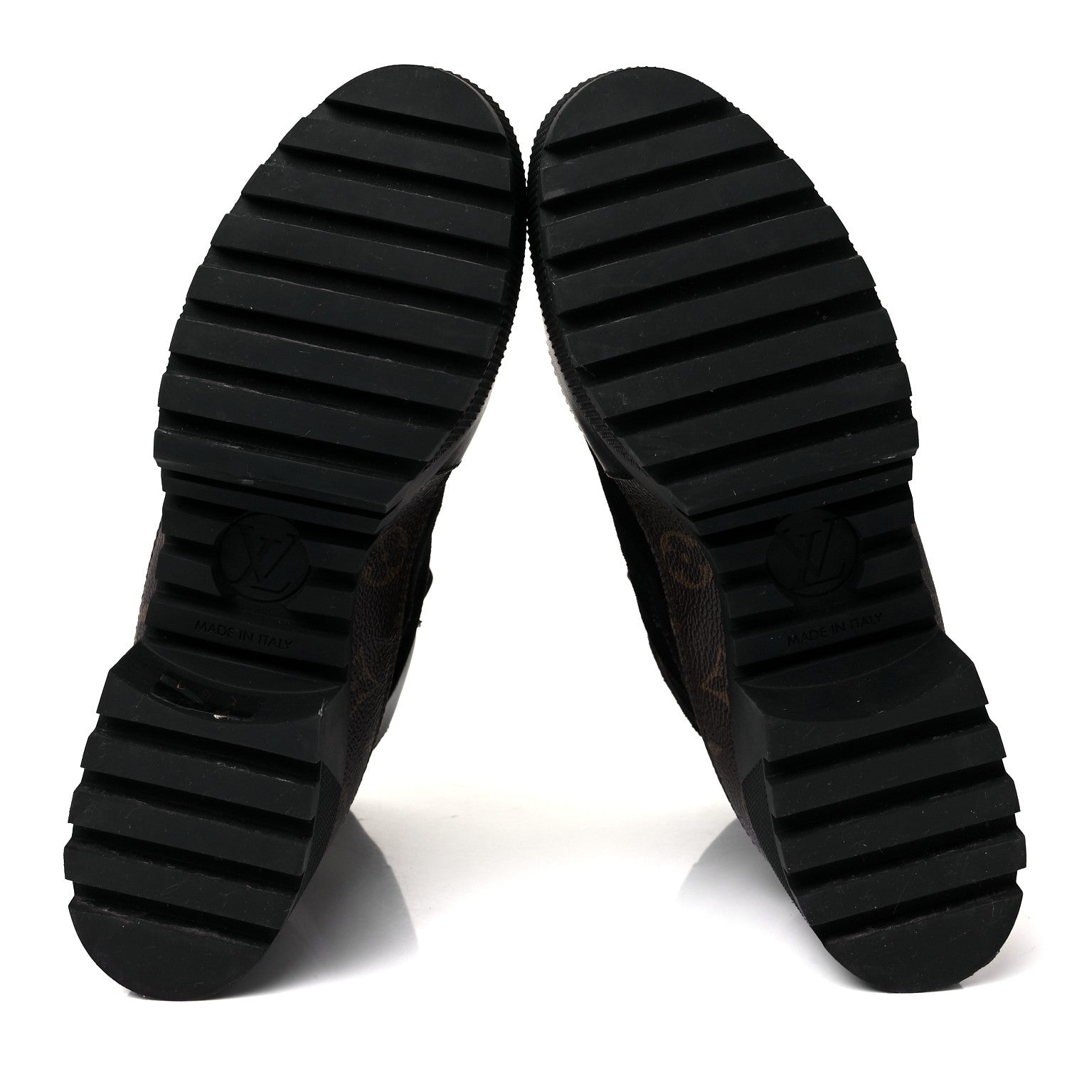 Louis Vuitton Suede Calfskin Monogram Laureate Platform Desert Boots 39.5 Black 5 of 7