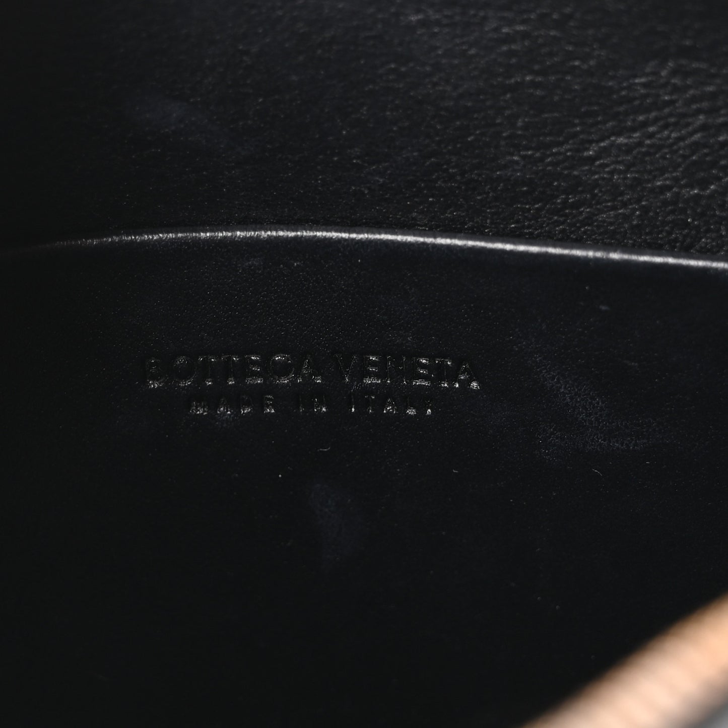 Nappa Intrecciato Mini Loop Camera Bag Black