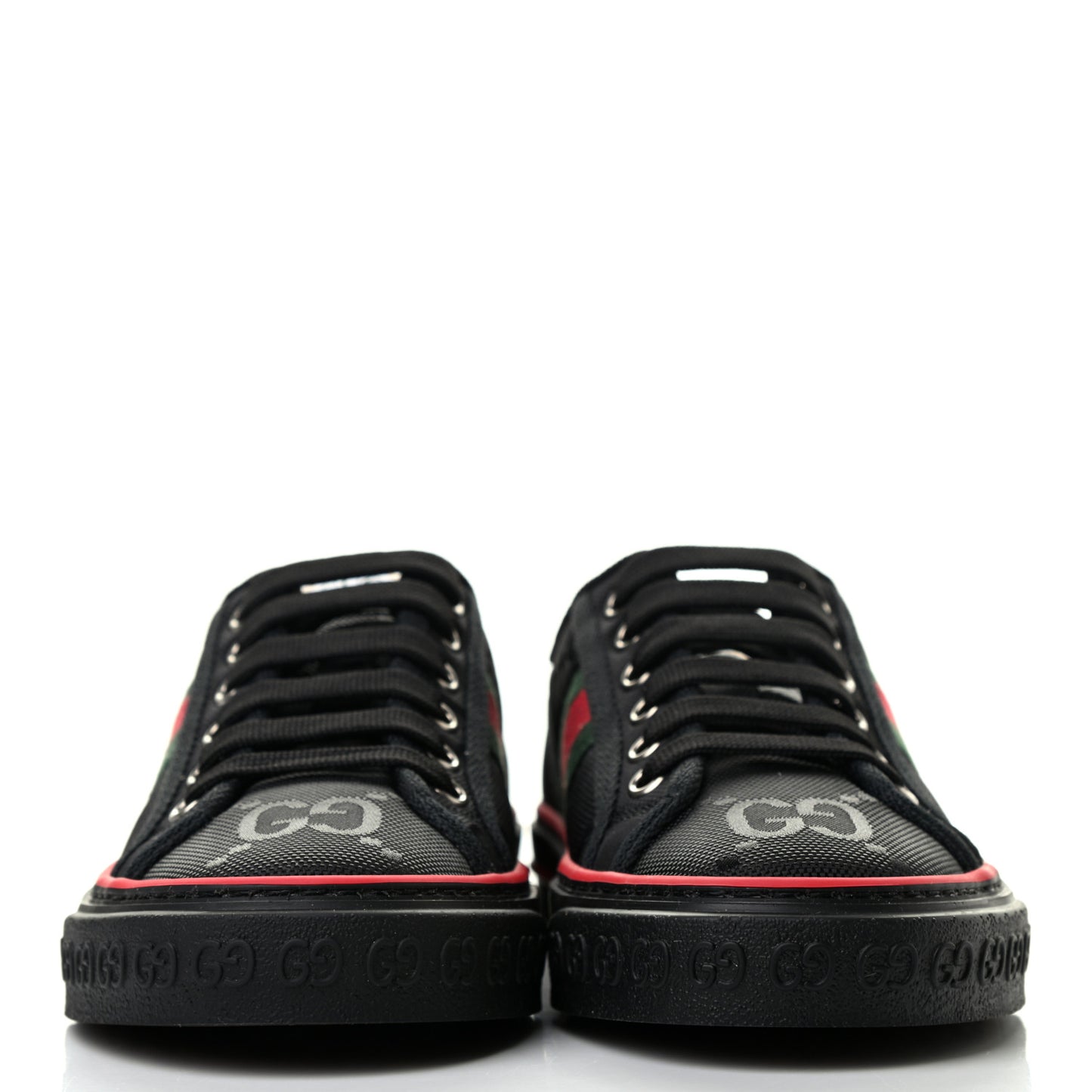 Econyl Nylon Web Monogram Off The Grid Womens 1977 Tennis Sneakers 36.5 Black